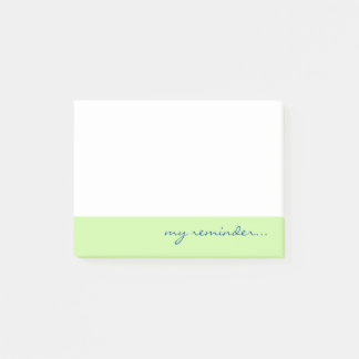 Notas Post-it® Mi Recordatorio Borde Verde