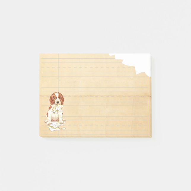Notas Post-it® Mi Springer galesa comió mi hogar (Anverso)