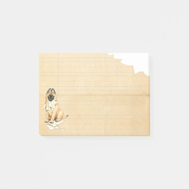 Notas Post-it® Mi Tervuren comió mi preparación (Anverso)
