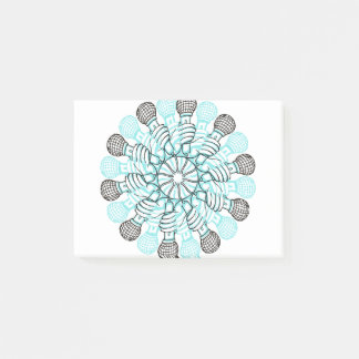 Notas Post-it® Micrófono dibujado a mano