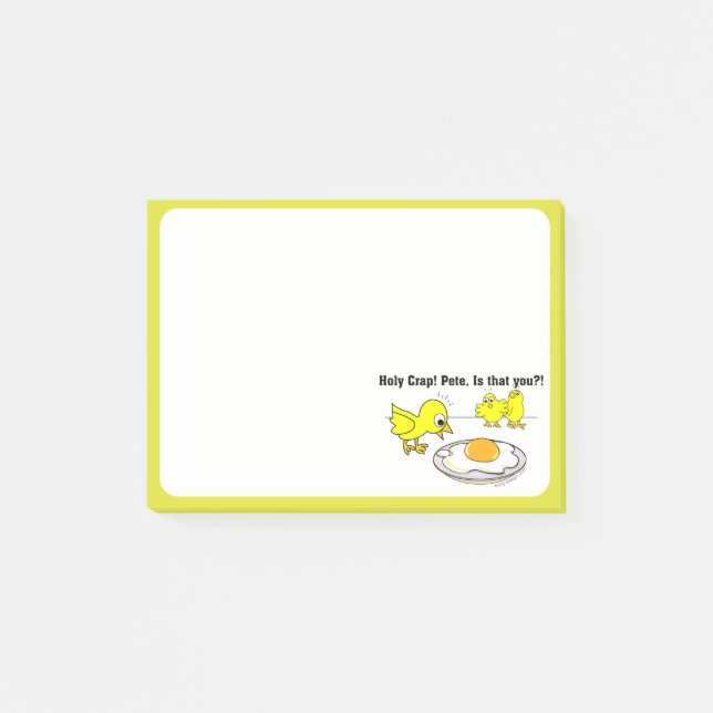 Notas Post-it® ¡Mierda santa! ¿Pete, es que usted? (Anverso)