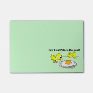 Notas Post-it® ¡Mierda santa! ¿Pete, es que usted?
