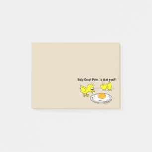 Notas Post-it® ¡Mierda santa! ¿Pete, es que usted? Beige
