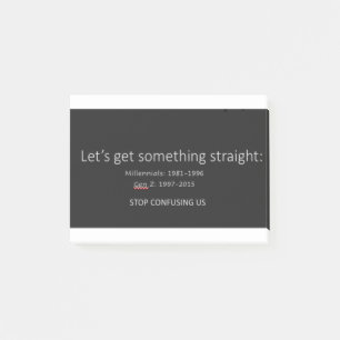 Notas Post-it® Millennials y Gen Z
