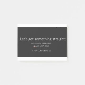 Notas Post-it® Millennials y Gen Z