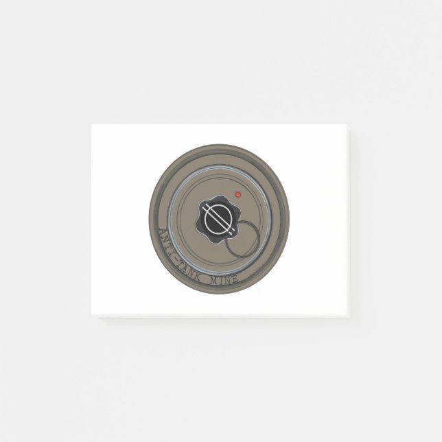 Notas Post-it® Mina antitanque (Anverso)