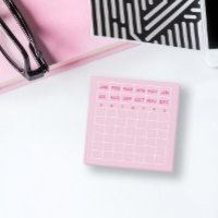 Mini calendario de planificación mensual Minimalis