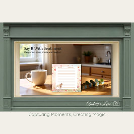 Notas Post-it® Miniature Horse Storybook Valentine’s Day Script