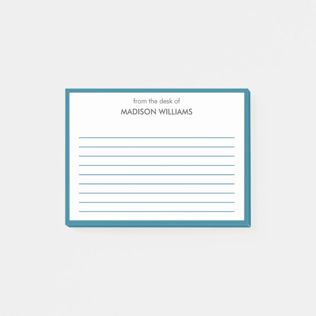 Notas Post-it® Minimal Stylish Trendy Modern Post-it Notes (Anverso)