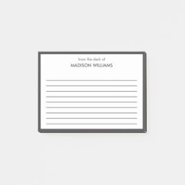 Notas Post-it® Minimal Stylish Trendy Modern Post-it Notes