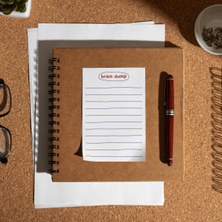 Notas Post-it® Minimalist brain dump and notes