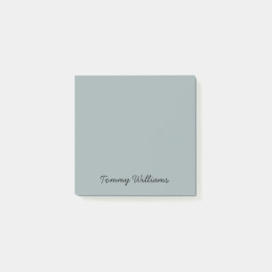 Notas Post-it® Minimalista Dusty Blue Profesional Simple