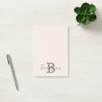 Notas Post-it® Minimalista moderno rosa Rubor