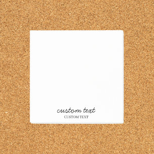 Notas Post-it® Minimalista Personalizable