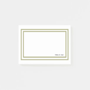 Notas Post-it® Minimalista Profesional Marco de Oro