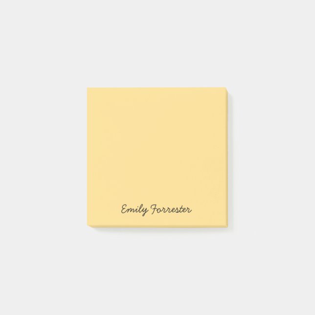 Notas Post-it® Minimalista Profesional Simple (Anverso)