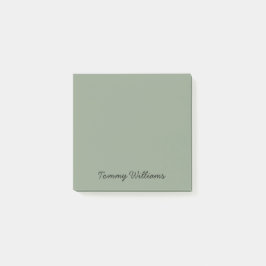 Notas Post-it® Minimalista Sage Green Profesional Simple