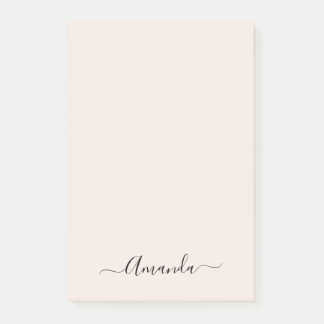 Notas Post-it Minimalistas de moda Soft Pink