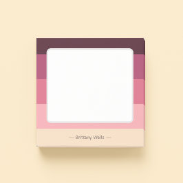 Notas Post-it® Mínimo moderno lindo trendy bloqueado de colores r