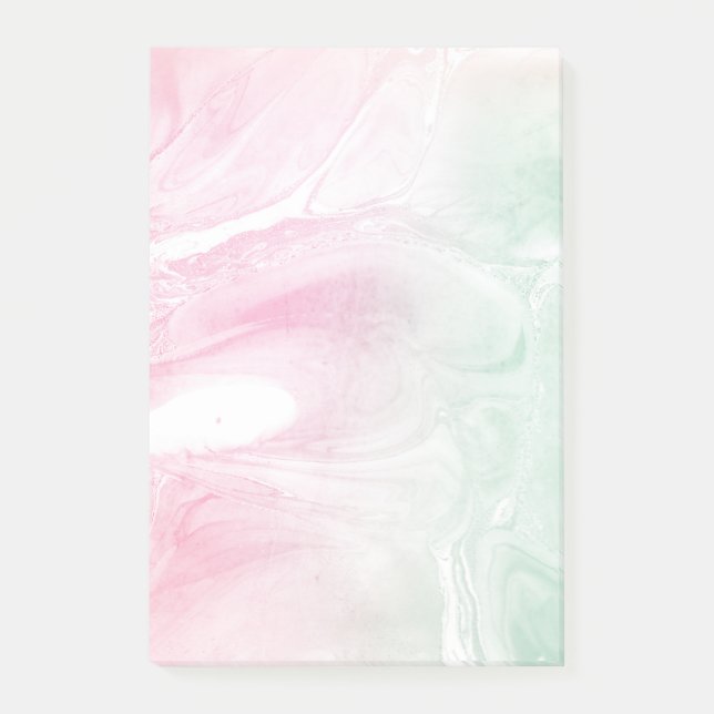 Notas Post-it® Mint Ombre Rosa Cotton (Anverso)