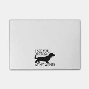 Notas Post-it® Mirada de mi Weiner