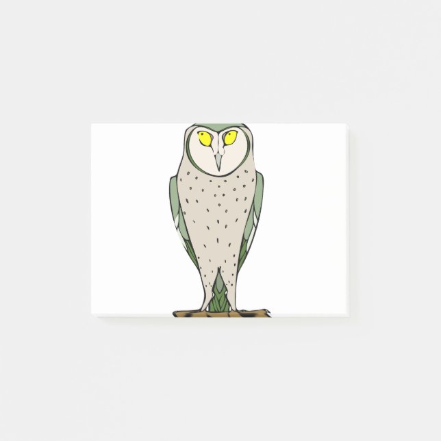 Notas Post-it® Mirando a Owl (Anverso)