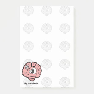 Notas Post-it® Mis daños del cerebro