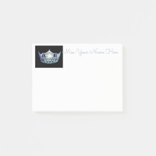 Notas Post-it® Miss América Baby Blue Crown Post-it-Notes