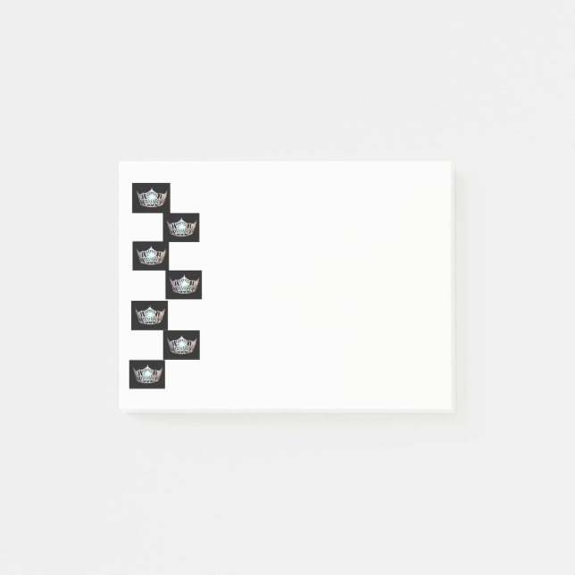 Notas Post-it® Miss América estilo Crown Post-it-Notes (Anverso)