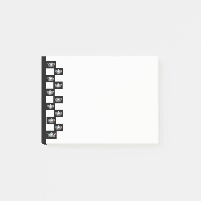 Notas Post-it® Miss América estilo Crown Post-it-Notes (Anverso)