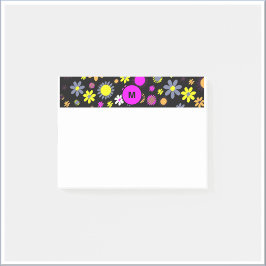 Notas Post-it® Mod Black Floral