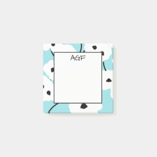 NOTAS POST-IT® MODA AMAPOLAS BLANCAS Y NEGRAS DE POST-IT-NOTE_MOD