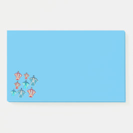 Notas Post-it® Moda de aleta Skydiving Tema