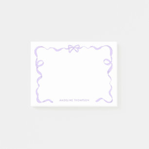 Notas Post-it® Moda Girly Violet Purple Lavender Cinta Cinta Cint