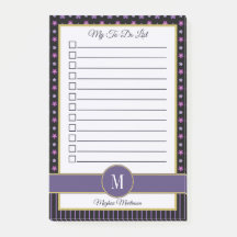 Moda Púrpura Banda Floral Nombre Monograma A Hacer