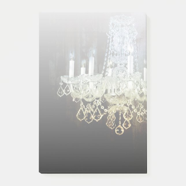 Notas Post-it® Moda Rústica País Occidental Candelabro de madera  (Anverso)