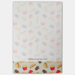 Notas Post-it® Modelo 2 de los alimentos de preparación rápida