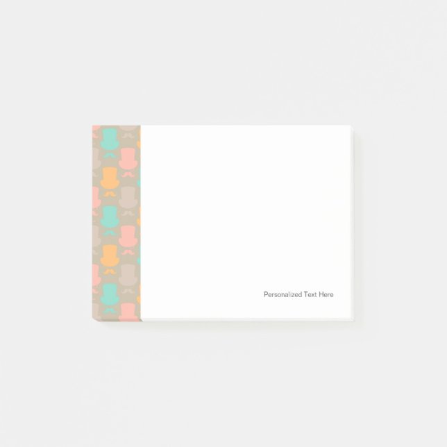 Notas Post-it® Modelo 2 del bigote (Anverso)