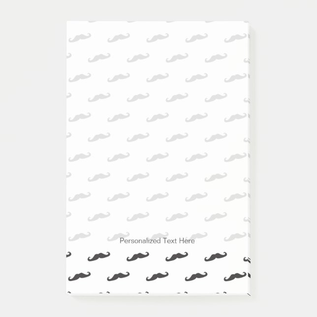 Notas Post-it® Modelo 2 del inconformista del bigote (Anverso)