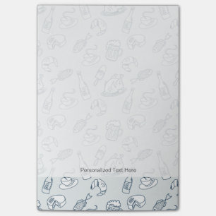 Notas Post-it® Modelo 3 de la comida