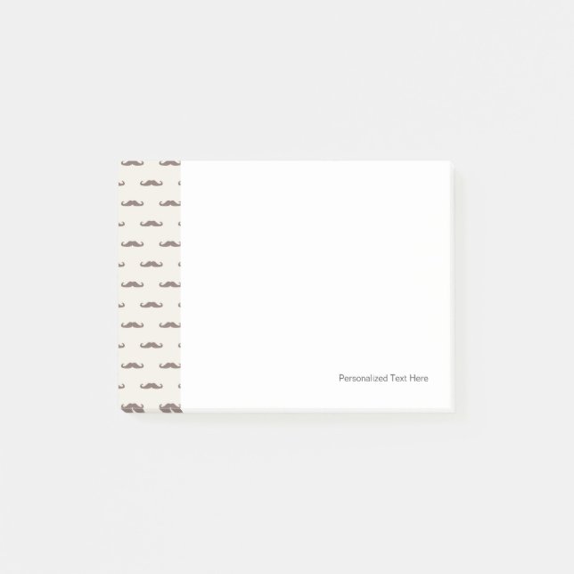 Notas Post-it® Modelo 3 del inconformista del bigote (Anverso)