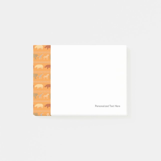 Notas Post-it® Modelo africano (Anverso)