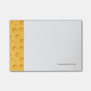 Notas Post-it® Modelo amarillo del queso