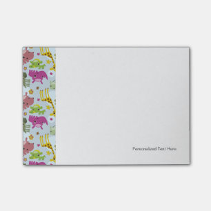 Notas Post-it® modelo animal del safari