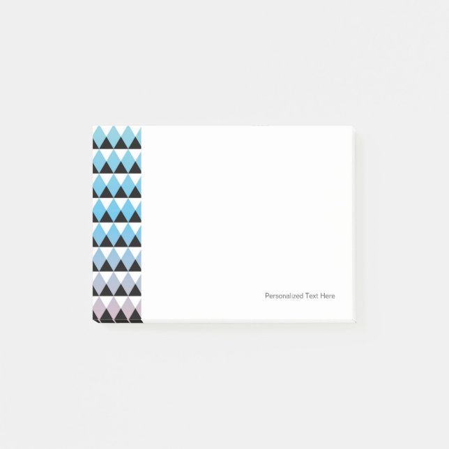 Notas Post-it® Modelo azteca tribal de Ombre (Anverso)