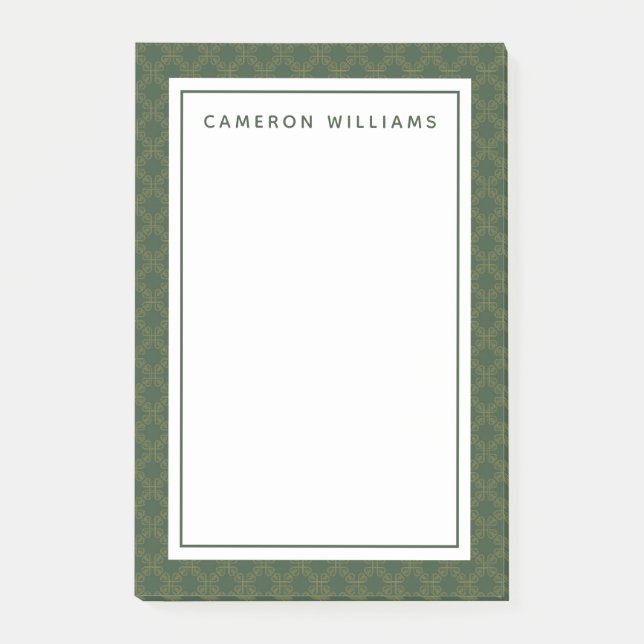 Notas Post-it® Modelo céltico del diseño (Anverso)