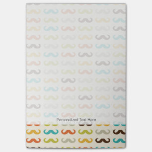 Notas Post-it® Modelo con el bigote