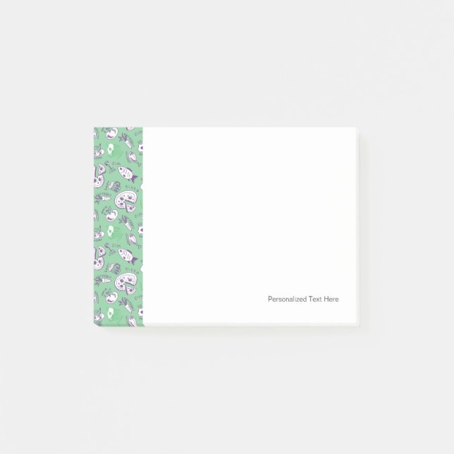 Notas Post-it® Modelo con la comida (Anverso)