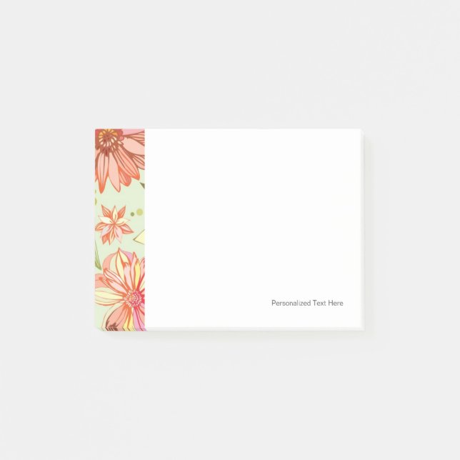 Notas Post-it® Modelo con los asteres (Anverso)