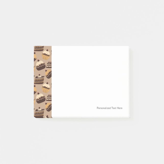 Notas Post-it® Modelo de chocolate y pasteles 3 (Anverso)